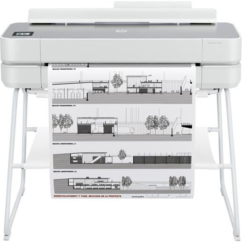 HP Designjet Impresora Studio Steel de 24"" grootformaat-printer Thermische inkjet Kleur 2400 x 1200 DPI 610 x 1897 mm Ethernet LAN Wi-Fi