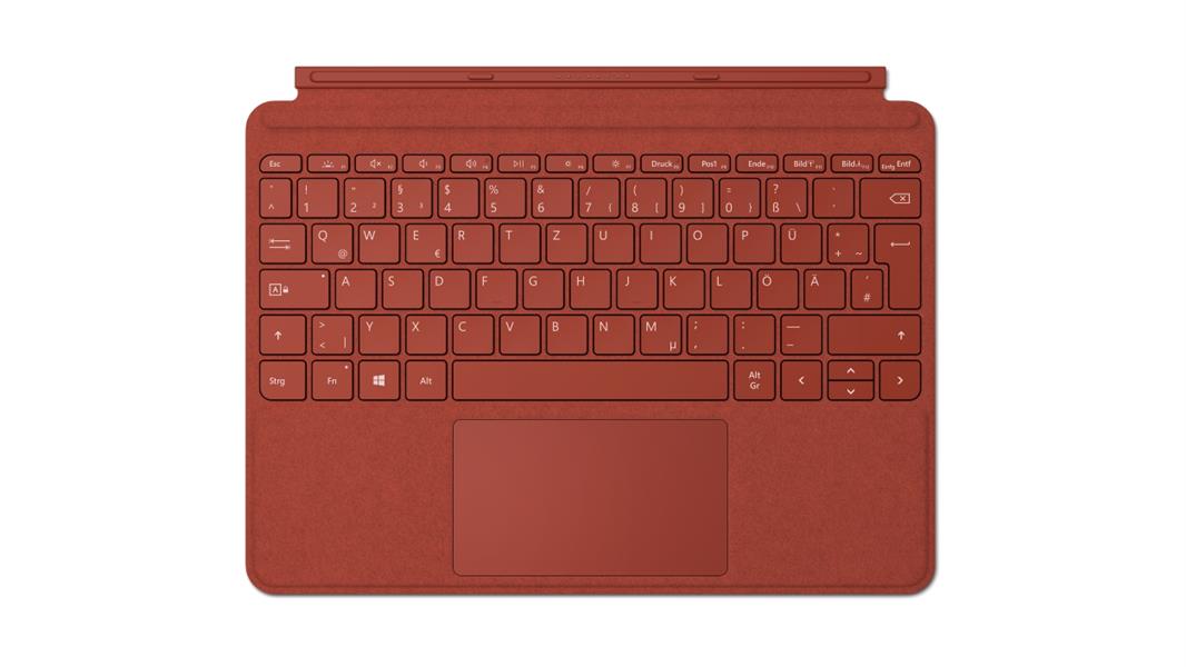 Microsoft Go Type Cover Rood QWERTZ Engels