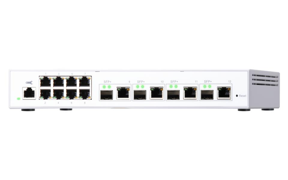 QNAP QSW-M408-4C netwerk-switch Managed L2 Gigabit Ethernet (10/100/1000) Wit