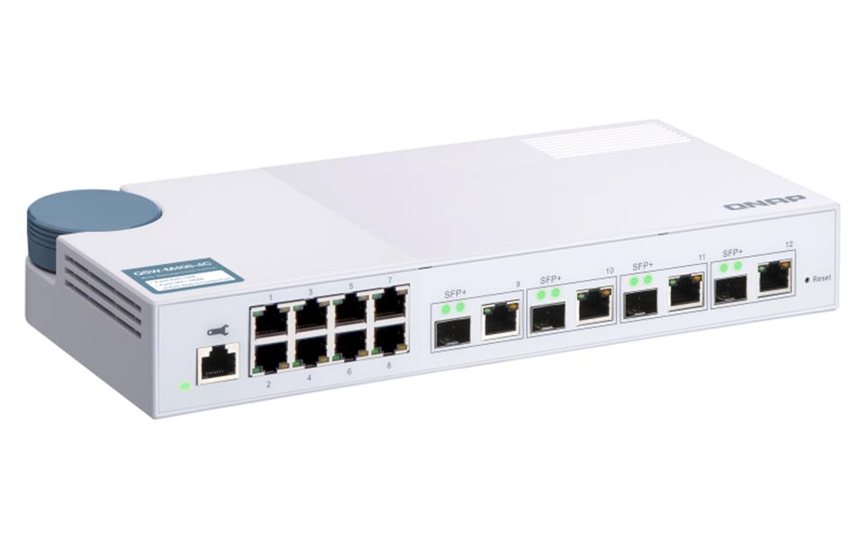 QNAP QSW-M408-4C netwerk-switch Managed L2 Gigabit Ethernet (10/100/1000) Wit