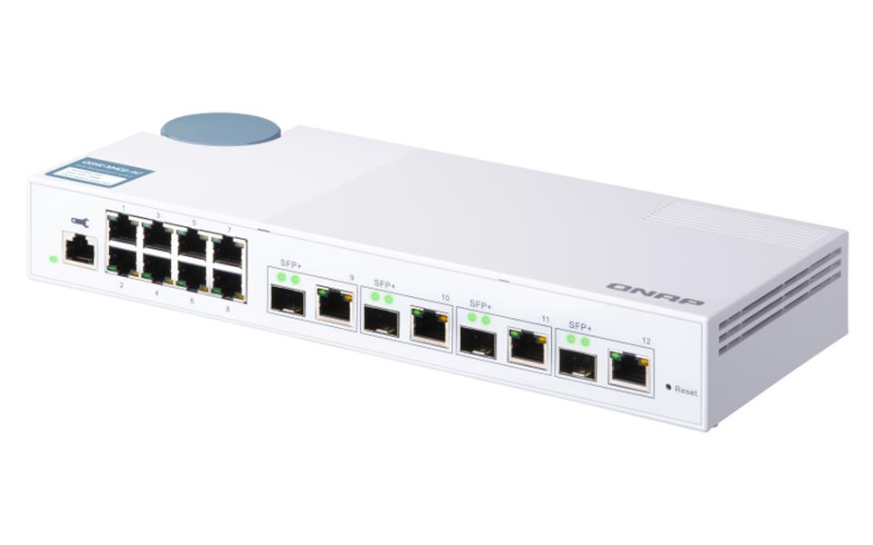 QNAP QSW-M408-4C netwerk-switch Managed L2 Gigabit Ethernet (10/100/1000) Wit