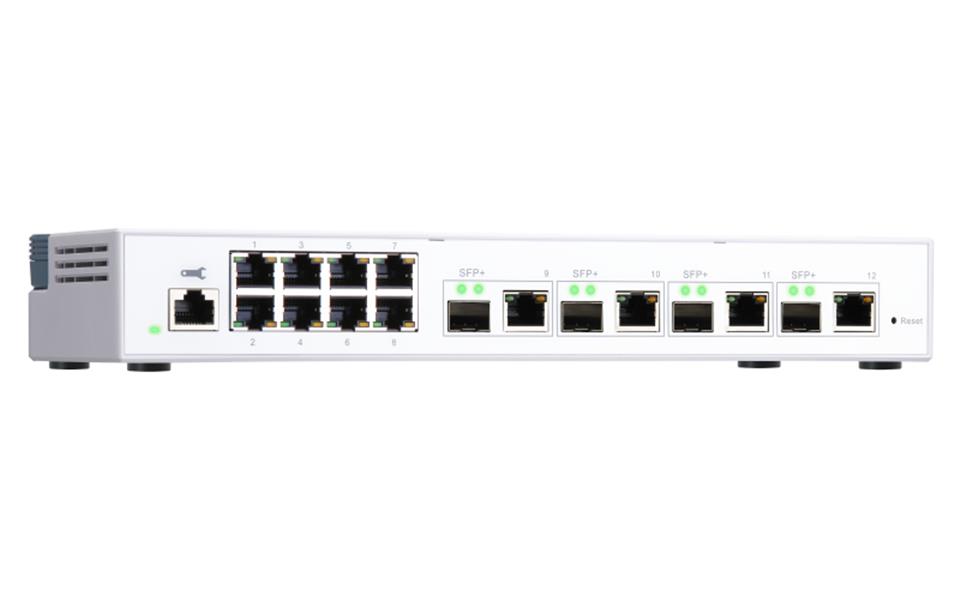 QNAP QSW-M408-4C netwerk-switch Managed L2 Gigabit Ethernet (10/100/1000) Wit