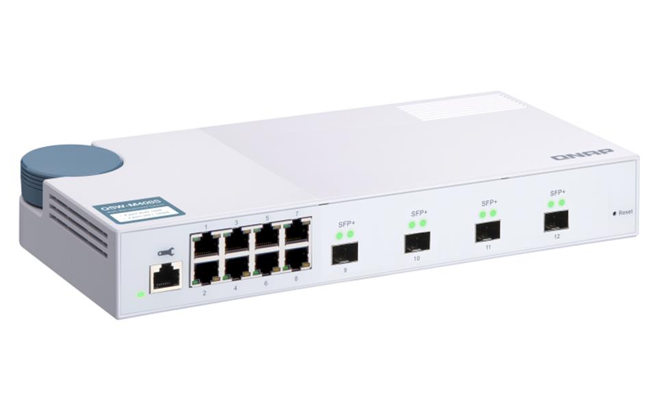 QNAP QSW-M408S netwerk-switch Managed L2 Gigabit Ethernet (10/100/1000) Wit