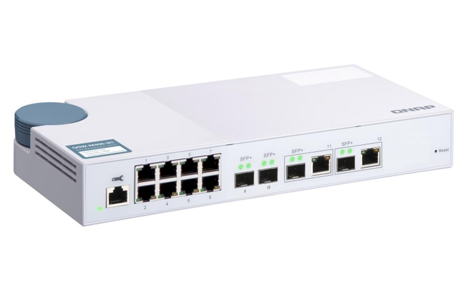 QNAP QSW-M408-2C netwerk-switch Managed L2 10G Ethernet (100/1000/10000) Wit