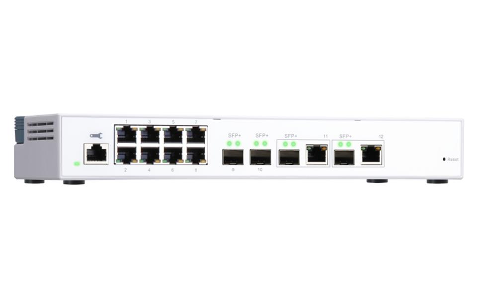 QNAP QSW-M408-2C netwerk-switch Managed L2 10G Ethernet (100/1000/10000) Wit