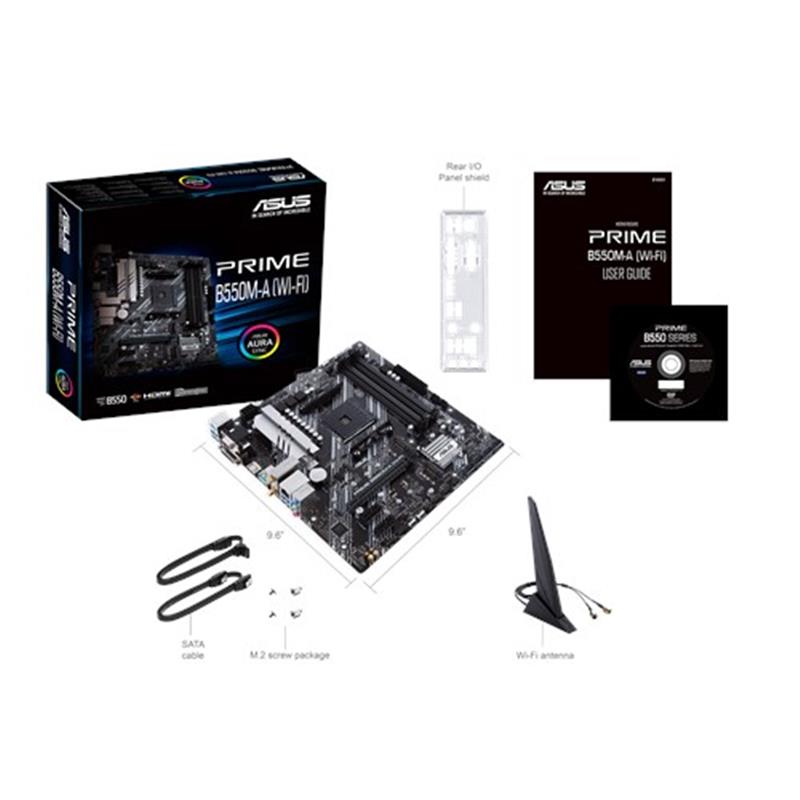 ASUS PRIME B550M-A Socket AM4 Micro ATX AMD B550