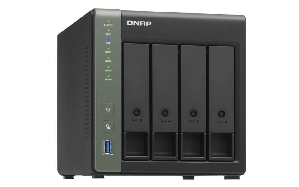 QNAP TS-431X3 NAS Tower Ethernet LAN Zwart Alpine AL-314