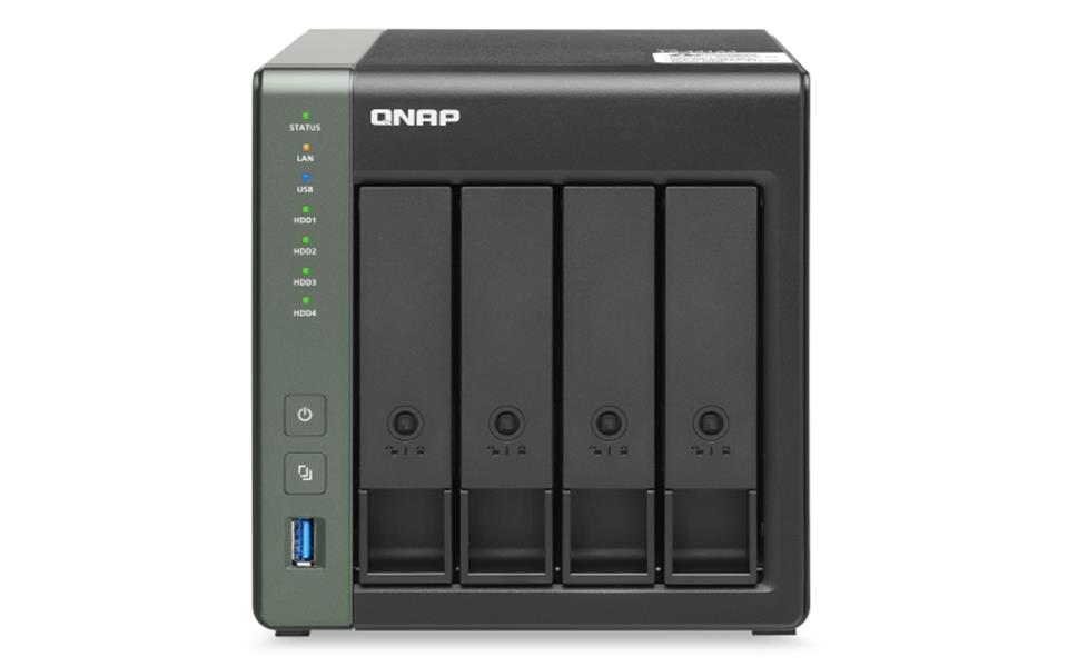 QNAP TS-431X3 NAS Tower Ethernet LAN Zwart Alpine AL-314