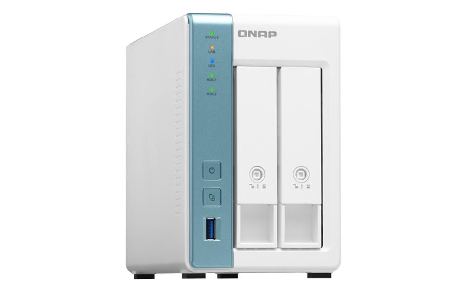 QNAP TS-231P3 NAS Tower Ethernet LAN Turkoois, Wit Alpine AL-214