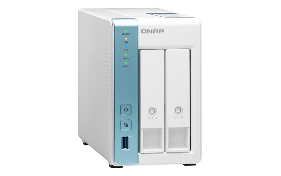 QNAP TS-231P3 NAS Tower Ethernet LAN Turkoois, Wit Alpine AL-214