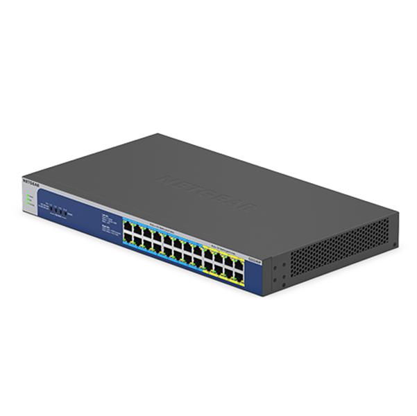 Netgear GS524UP Unmanaged Gigabit Ethernet (10/100/1000) Grijs Power over Ethernet (PoE)