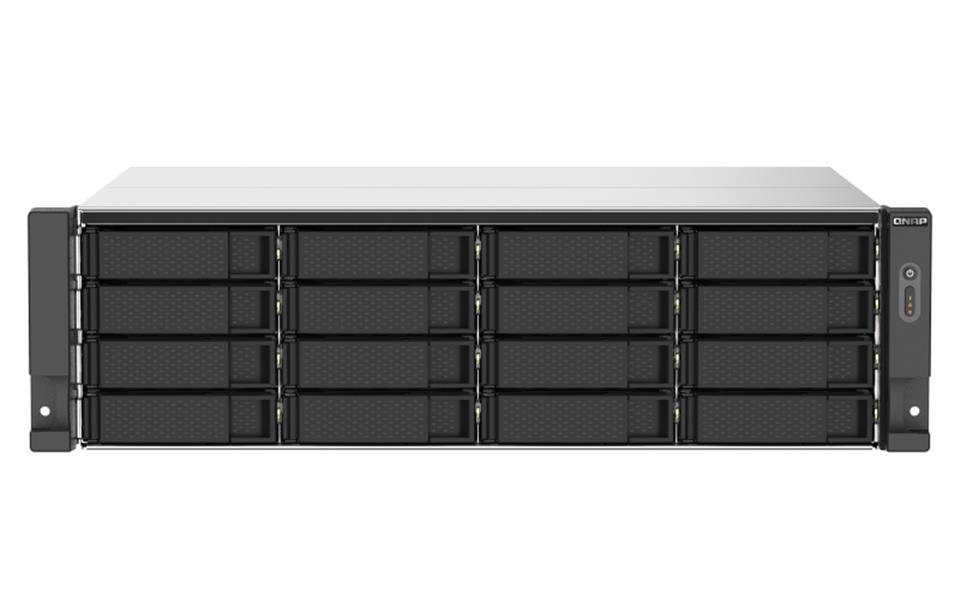 QNAP TS-1673AU-RP-16G data-opslag-server NAS Rack (3U) Ethernet LAN Zwart, Grijs V1500B