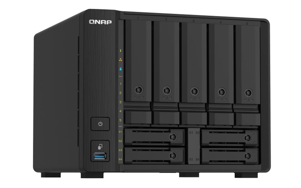 QNAP TS-932PX NAS Tower Ethernet LAN Zwart Alpine AL-324