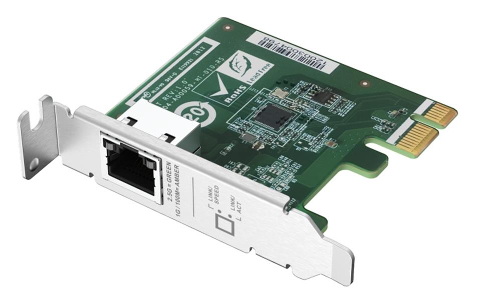 QNAP QXG-2G1T-I225 netwerkkaart Ethernet 2500 Mbit/s