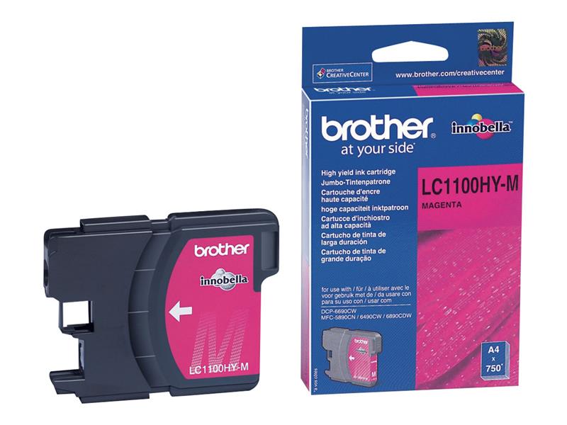 Brother LC-1100HYM Ink Cartridge Origineel Magenta 1 stuk(s)