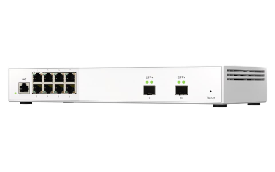 QNAP QSW-M2108-2S netwerk-switch Managed Grijs