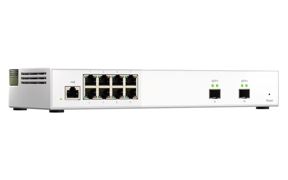 QNAP QSW-M2108-2S netwerk-switch Managed Grijs