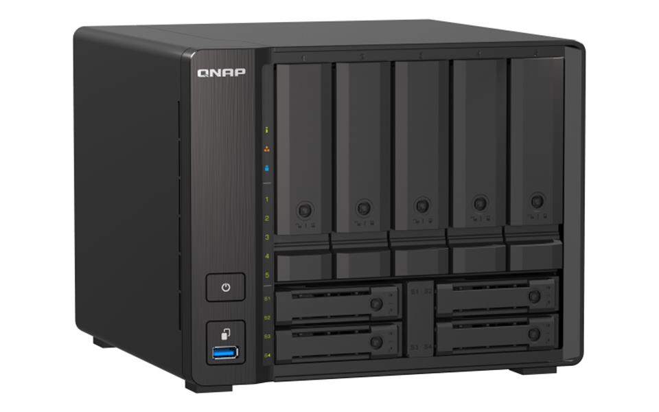 QNAP TS-H973AX-8G data-opslag-server NAS Tower Ethernet LAN Zwart V1500B