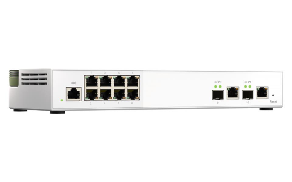 QNAP QSW-M2108-2C netwerk-switch Managed L2 2.5G Ethernet Grijs