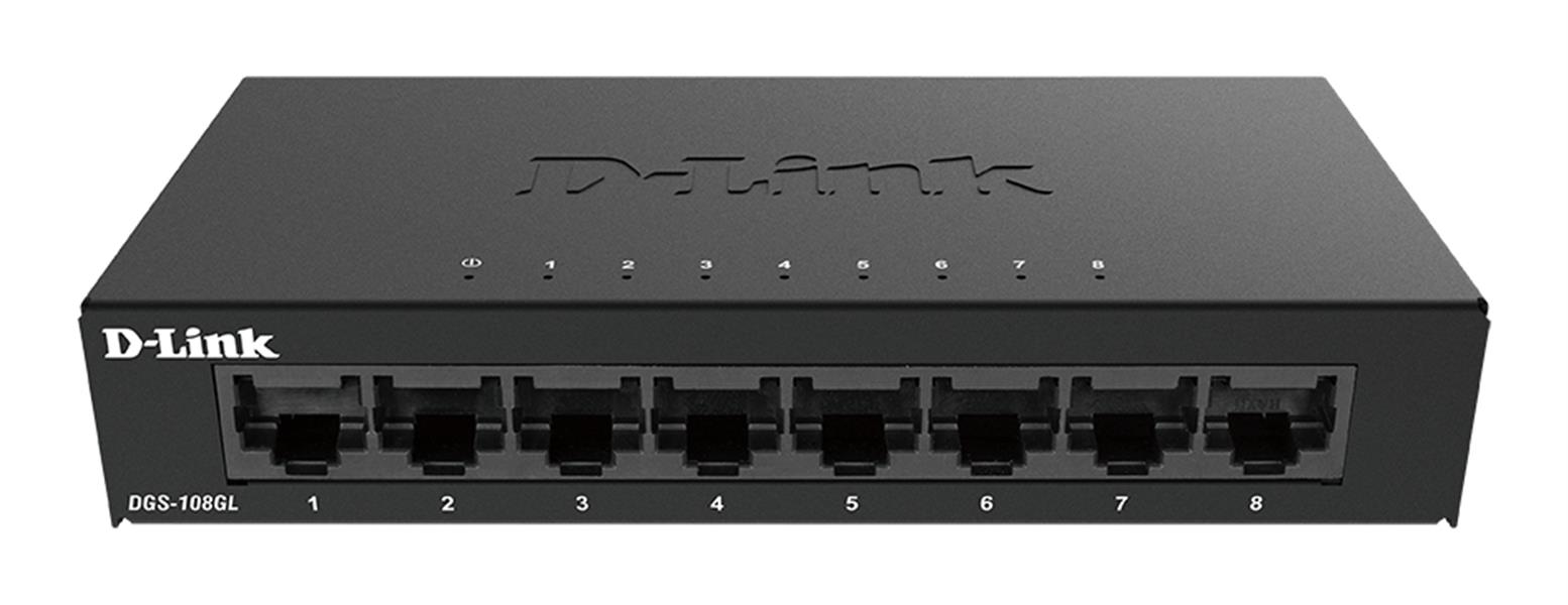 D-Link 8-Port Gigabit Ethernet Metal Unmanaged