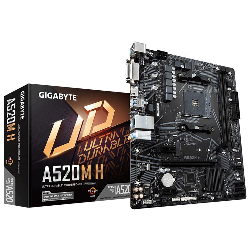 Gigabyte A520M H (rev. 1.0) Socket AM4 micro ATX