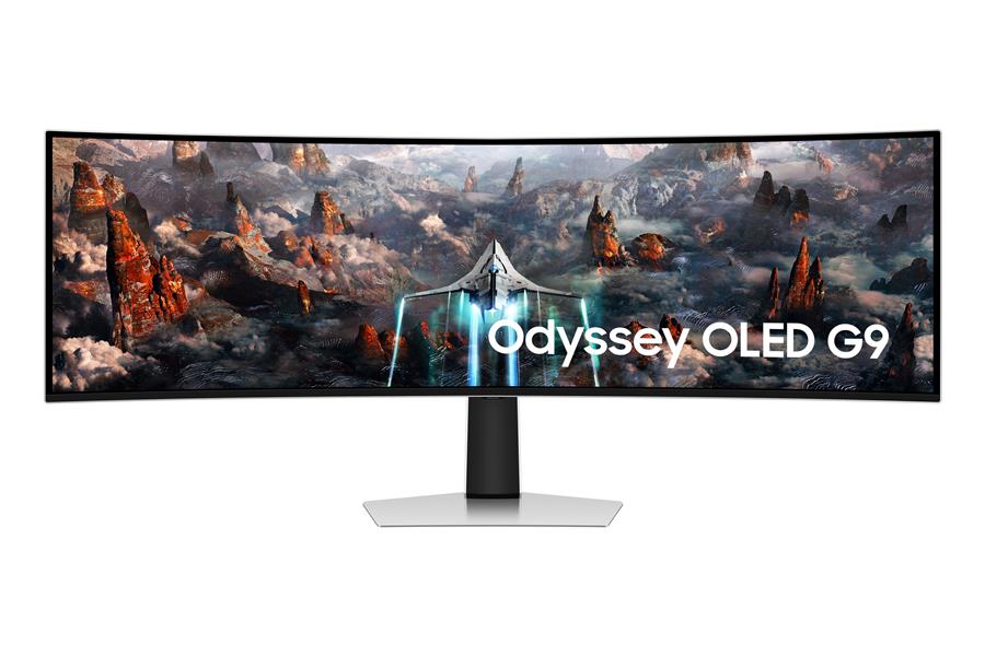 Samsung Odyssey LS49CG934SUXEN computer monitor 124,5 cm (49"") 5120 x 1440 Pixels DQHD OLED Zilver