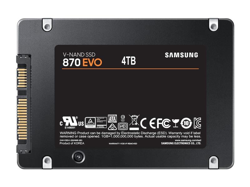 Samsung 870 EVO 2.5"" 4 TB SATA III V-NAND