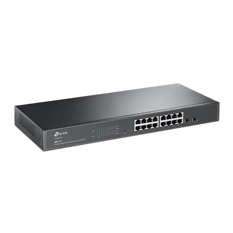 TP-Link TL-SG2218 netwerk-switch Managed L2/L2+ Gigabit Ethernet (10/100/1000) 1U Zwart