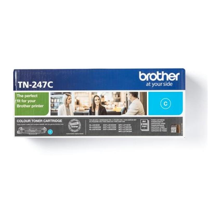 Brother TN-247C tonercartridge Origineel Cyaan 1 stuk(s)