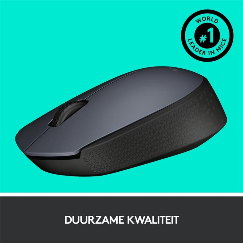 Logitech M170 muis RF Draadloos Optisch 1000 DPI Ambidextrous