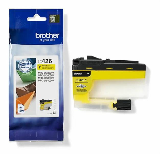 Brother LC-426Y inktcartridge 1 stuk(s) Origineel Hoog (XL) rendement Geel