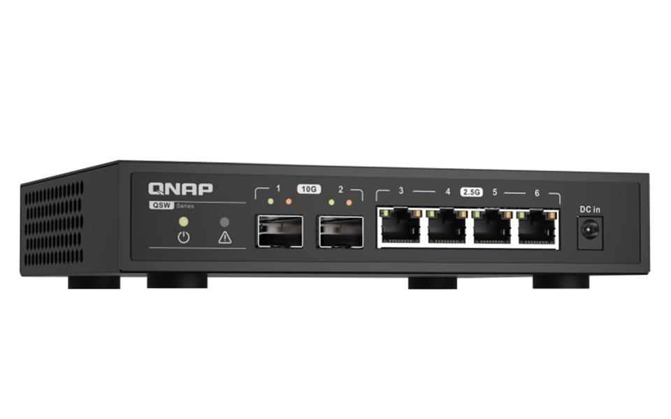 QNAP QSW-2104-2S netwerk-switch Unmanaged 2.5G Ethernet