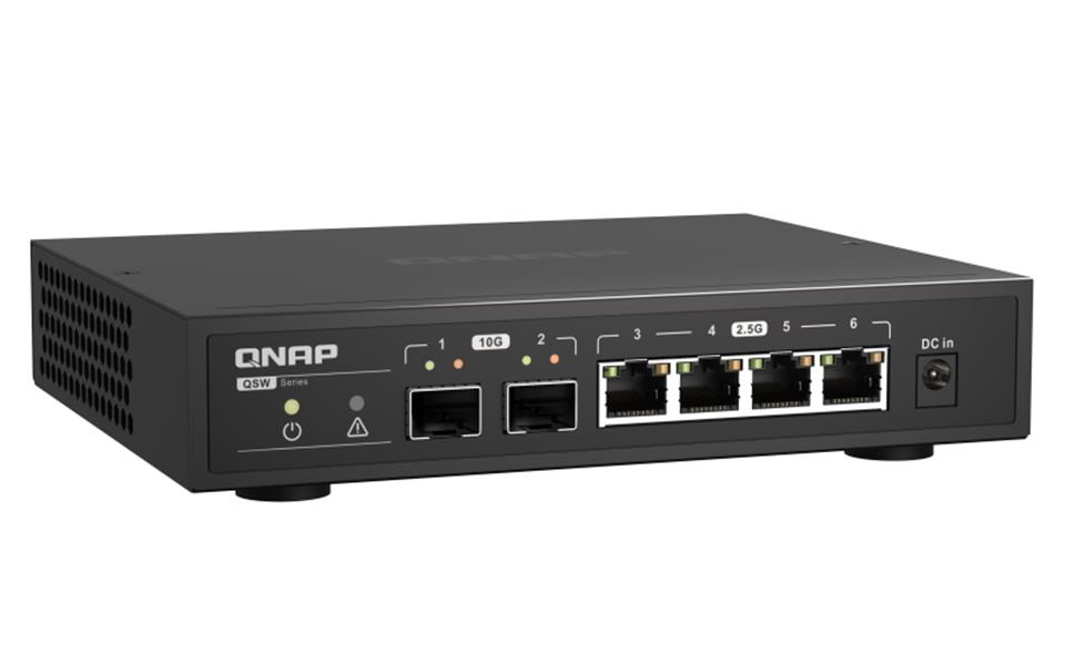 QNAP QSW-2104-2S netwerk-switch Unmanaged 2.5G Ethernet