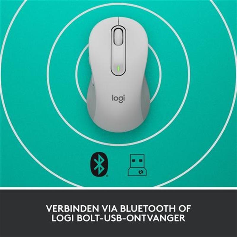 Logitech Signature M650 muis Rechtshandig RF draadloos + Bluetooth Optisch 2000 DPI