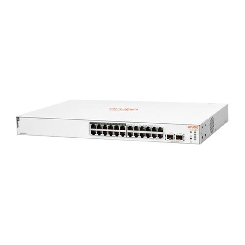 HPE Aruba Switch 1830 24G 2SFP 24xGBit/2xSFP (12xPoE/195W) JL813A Aruba Instant On