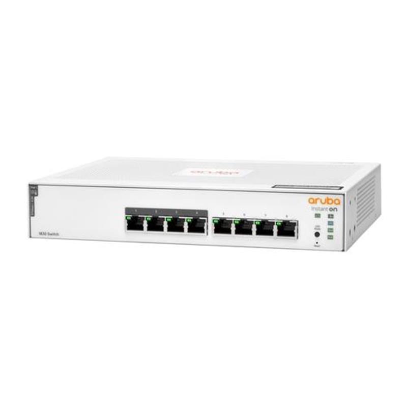 HPE Aruba Switch 1830 8G 8xGBit (4xPoE/65W) JL811A Aruba Instant On