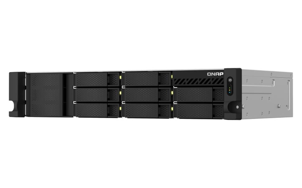 QNAP TS-864EU-RP-8G data-opslag-server NAS Rack (2U) Ethernet LAN Zwart