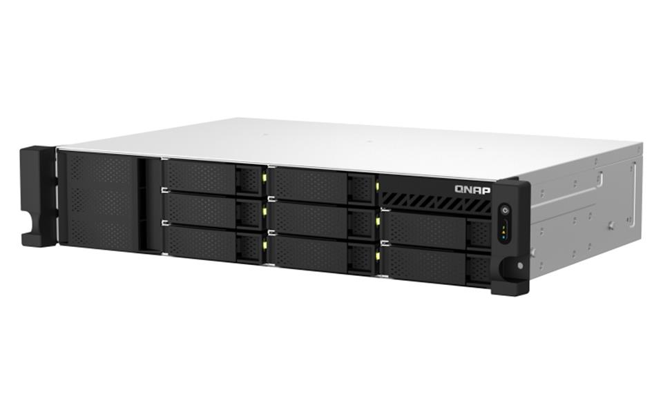 QNAP TS-864EU-RP-8G data-opslag-server NAS Rack (2U) Ethernet LAN Zwart