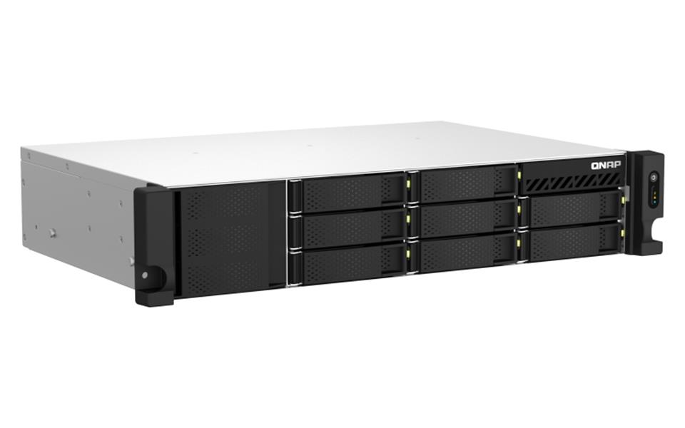 QNAP TS-864EU-RP-8G data-opslag-server NAS Rack (2U) Ethernet LAN Zwart