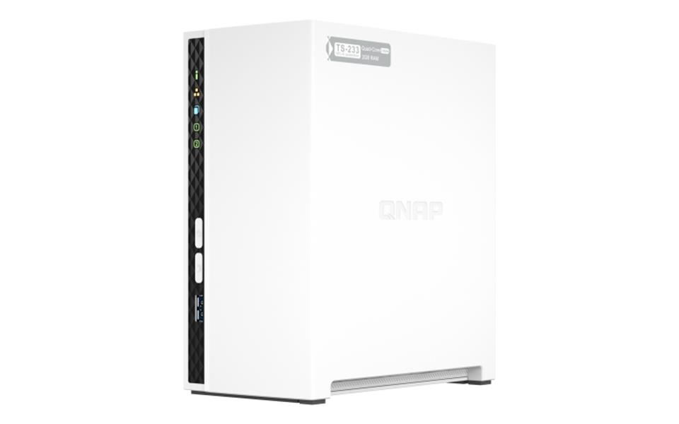 QNAP TS-233 data-opslag-server NAS Mini Tower Ethernet LAN Wit