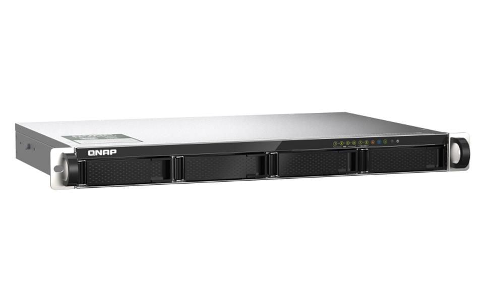 QNAP TS-435XEU NAS Rack (1U) Ethernet LAN Zwart, Grijs CN9131