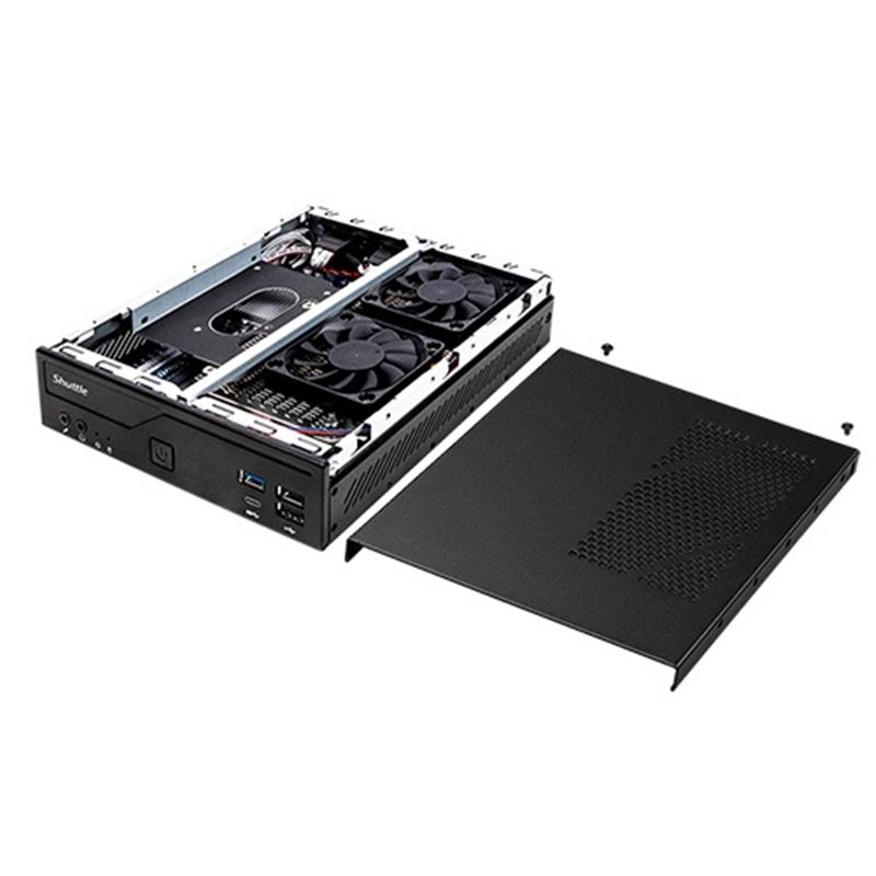 Shuttle XP? slim DH610 PC/workstation barebone 1,3L maat pc Zwart LGA 1700