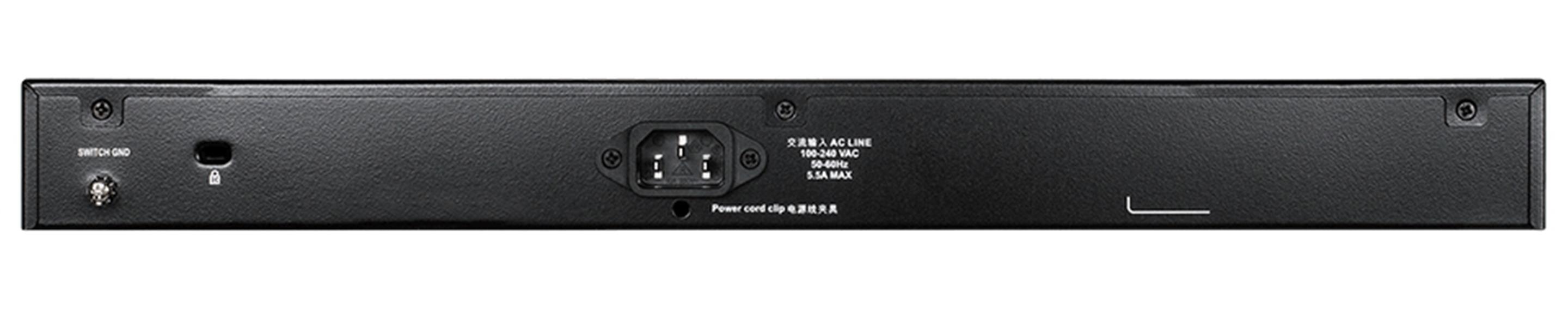 D-Link DGS-1510-28XMP Managed L2/L3 Gigabit Ethernet (10/100/1000) Power over Ethernet (PoE) Zwart, Grijs