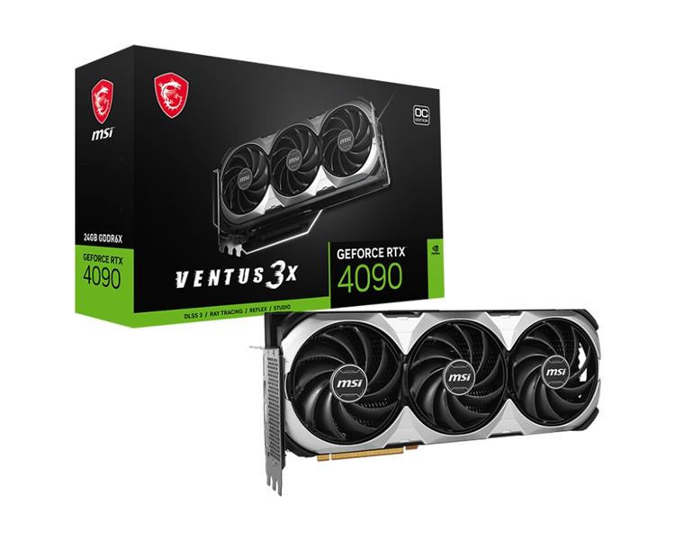 MSI GeForce RTX 4090 VENTUS 3X E 24G OC NVIDIA 24 GB GDDR6X