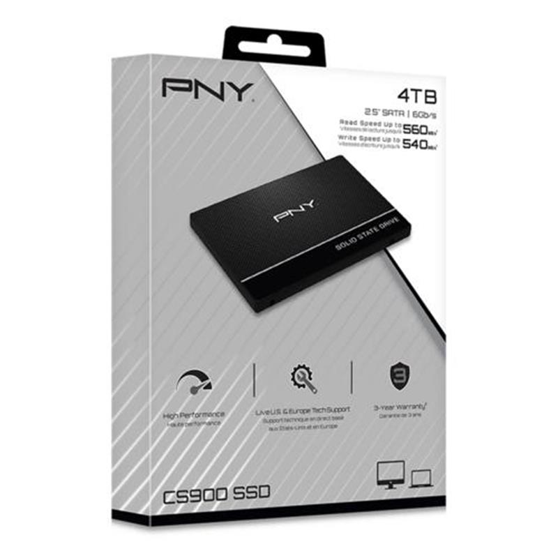 PNY SSD 2.5 4TB CS900 SATA 3 Retail