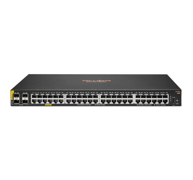 HPE Aruba Switch CX 6000 48G 4SFP 48xGBit/4xSFP PoE 370W R8N85A