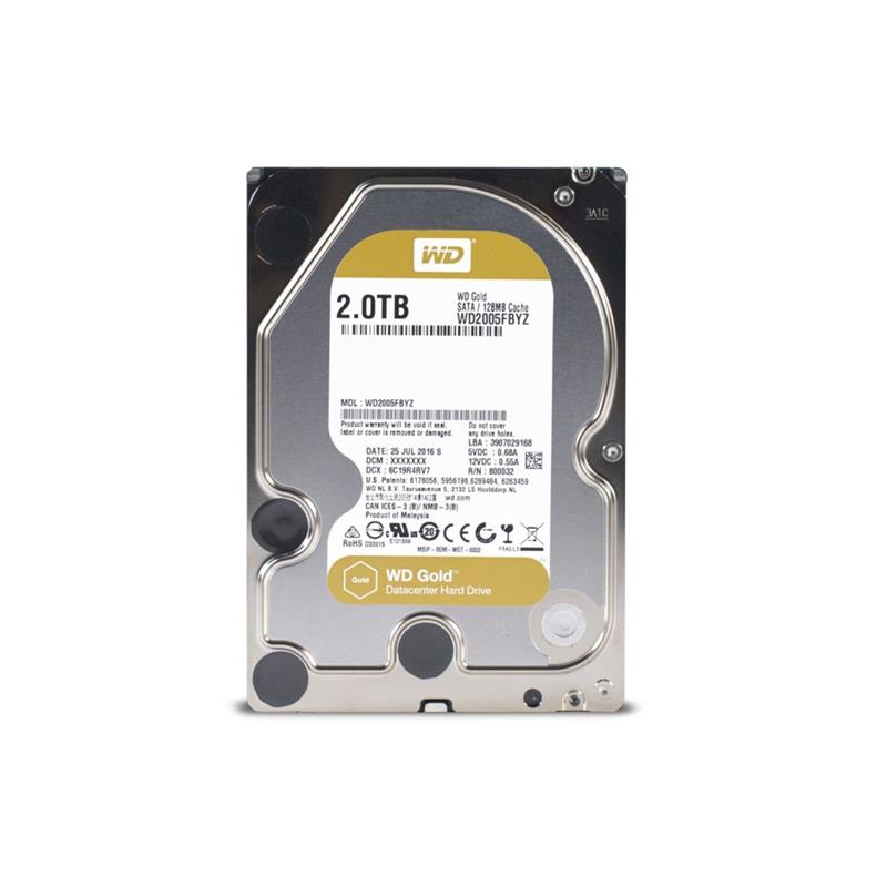 WD HD3.5 SATA3-Raid 2TB WD2005FBYZ/ Gold (Di)