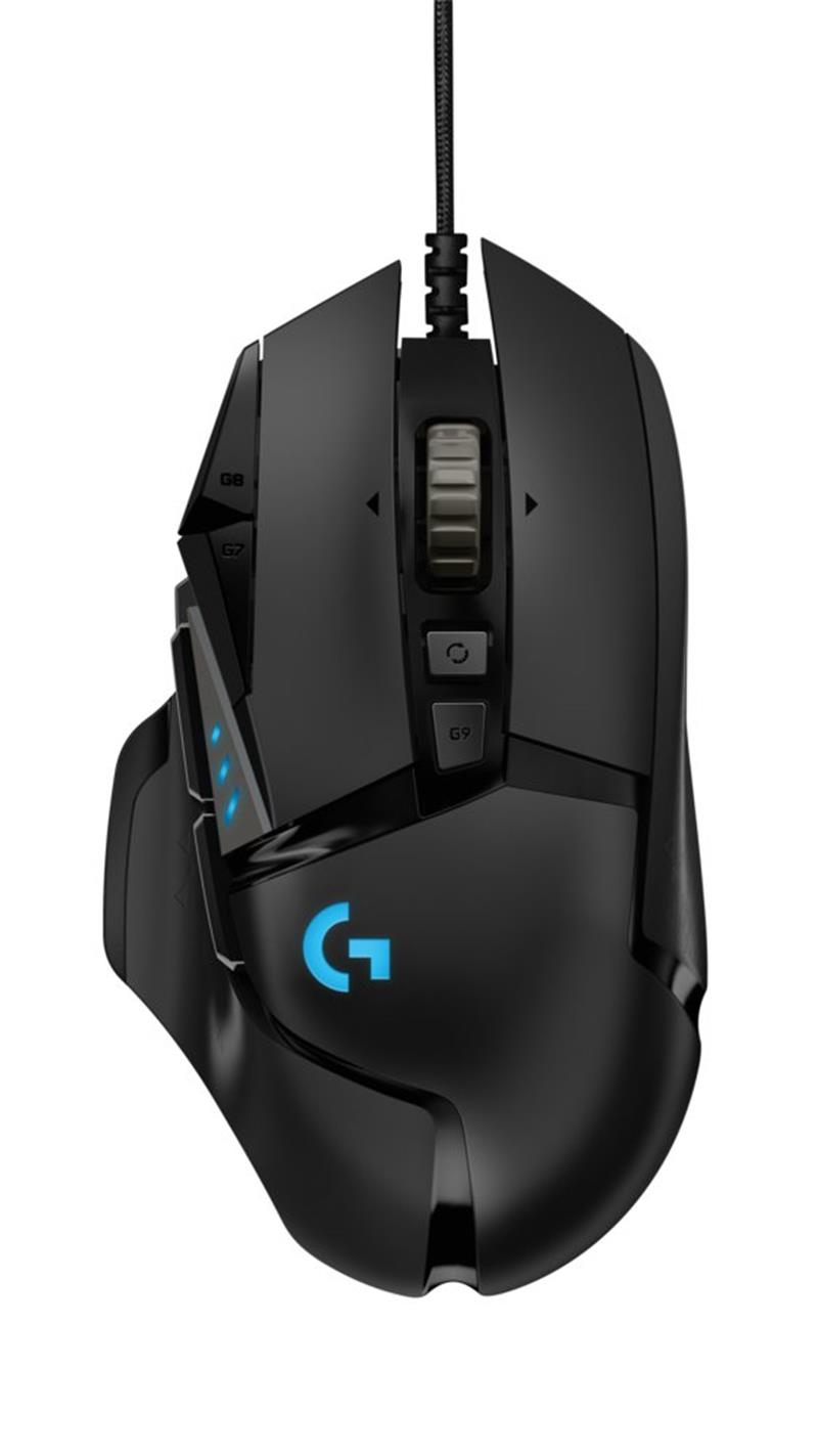 Logitech G502 Hero muis USB Optisch 16000 DPI Rechtshandig