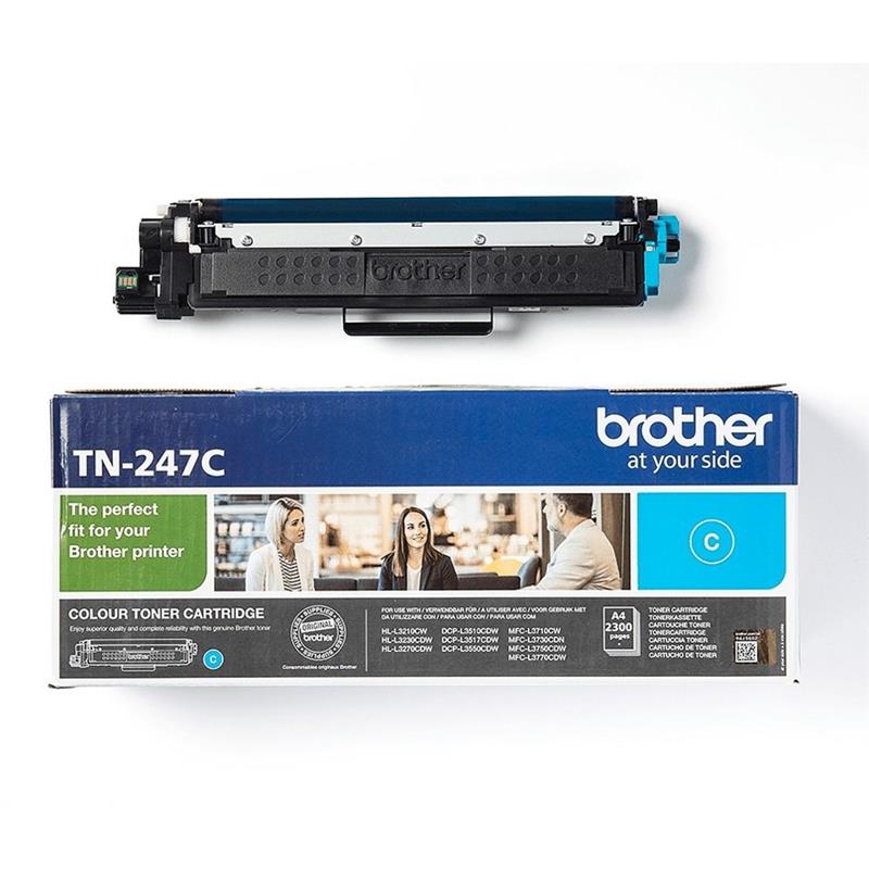 Brother TN-247C tonercartridge Origineel Cyaan 1 stuk(s)