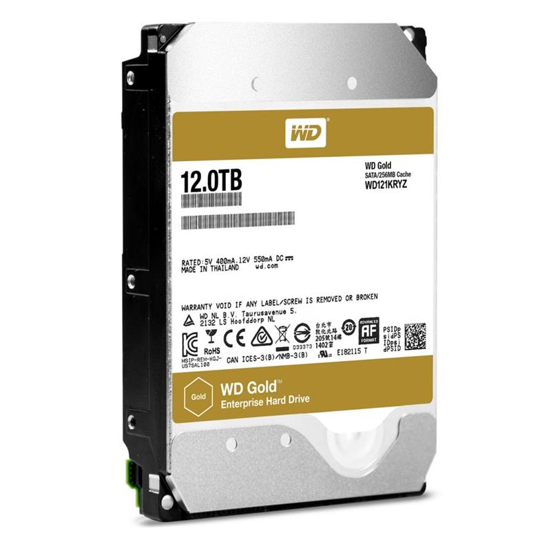 WD Gold 12TB HDD sATA 6Gb s 512e